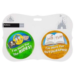 Disney 2 pack Buttons set